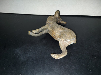 A5- Pieza De Bronce: Venado En Cuatro Patas - 70'S