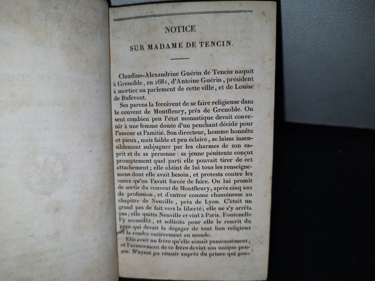 64- Le Siége De Calais. Nouvelle Historique; Suivi Du Comte De Comminge. Par Mme. De Tencin - 1833