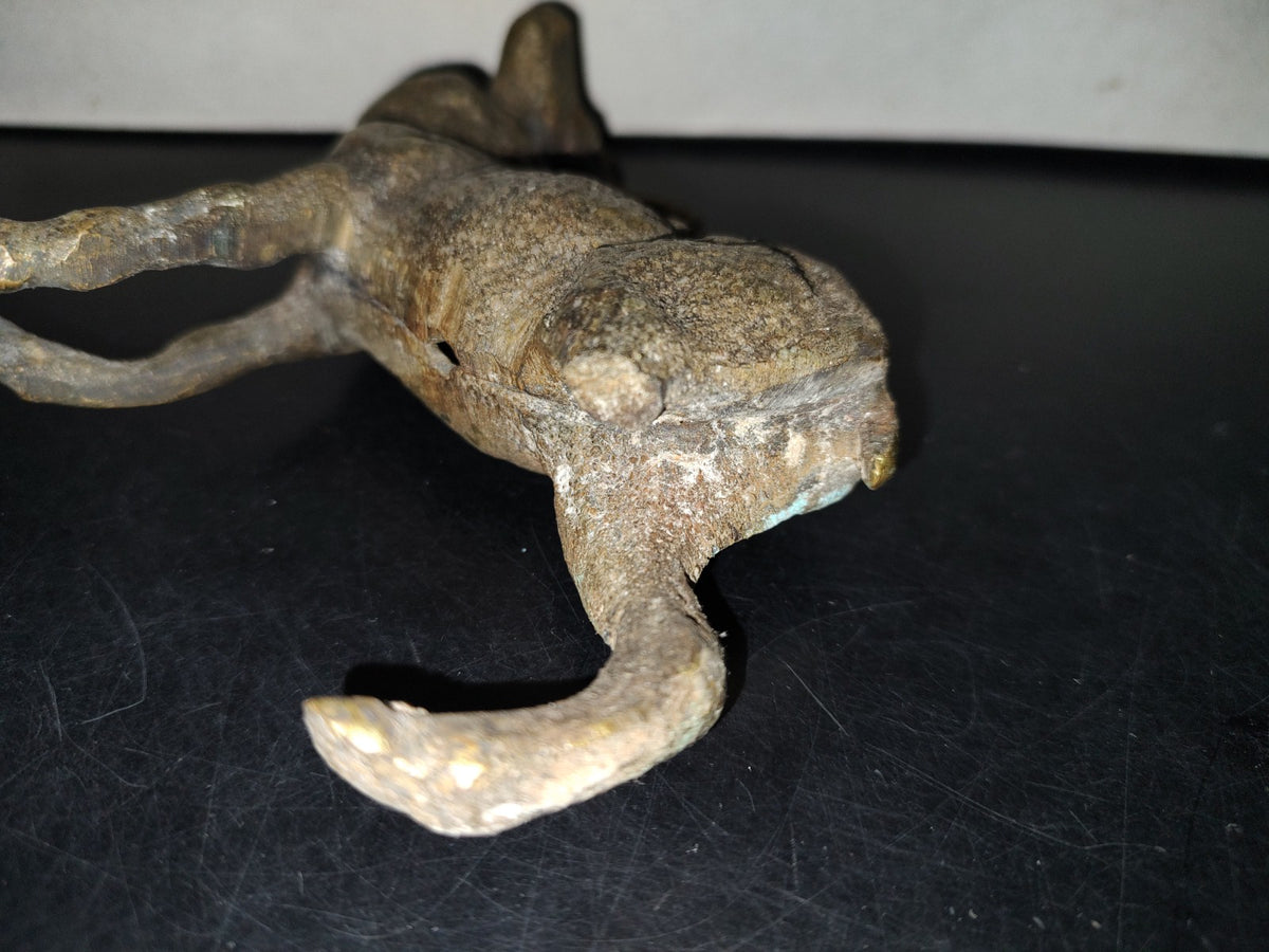 A5- Pieza De Bronce: Venado En Cuatro Patas - 70'S