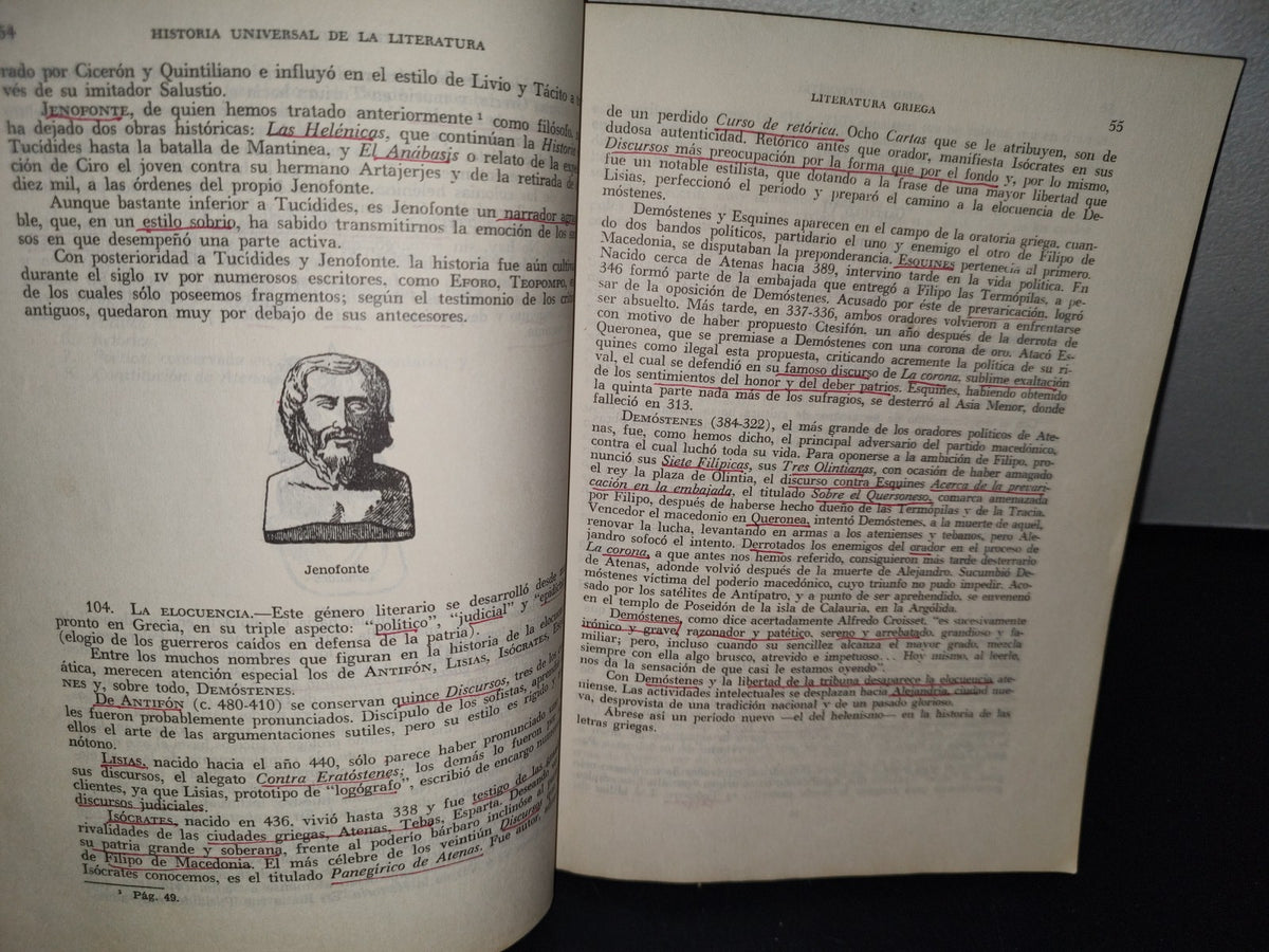 75- Historia Universal De La Literatura - A. Millares Carlo - Editorial Esfinge, S. A., 1983