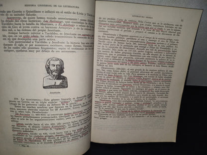 75- Historia Universal De La Literatura - A. Millares Carlo - Editorial Esfinge, S. A., 1983