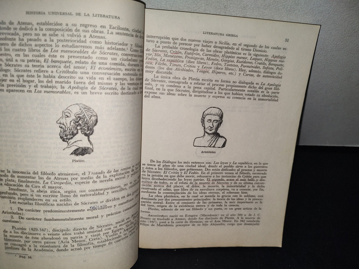 75- Historia Universal De La Literatura - A. Millares Carlo - Editorial Esfinge, S. A., 1983