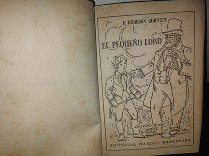 85- El Pequeño Lord - F. Hodgson Burnett - Editorial Mateu 1958