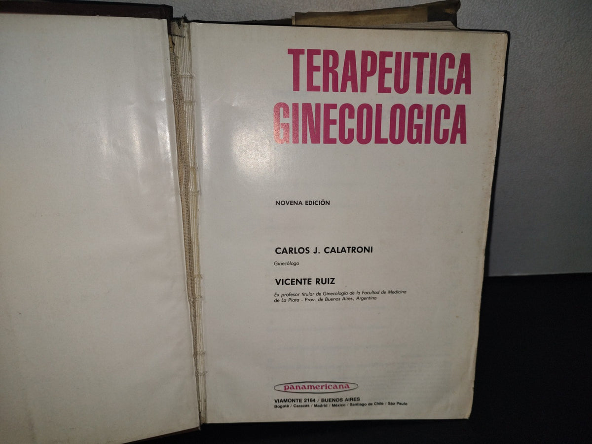 209- Terapéutica Ginecológica - Carlos J. Calatroni - Panamericana