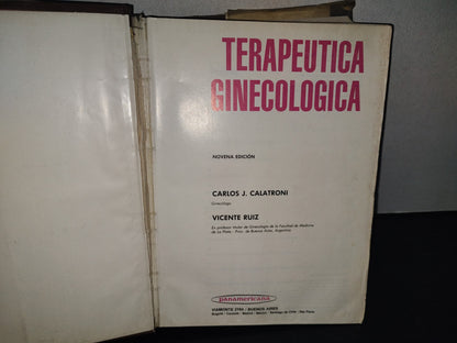209- Terapéutica Ginecológica - Carlos J. Calatroni - Panamericana