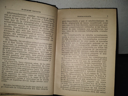 59- Cristalografía. Manuales Gallach 31- Dr. Lucas Fernández Navarro - 1902