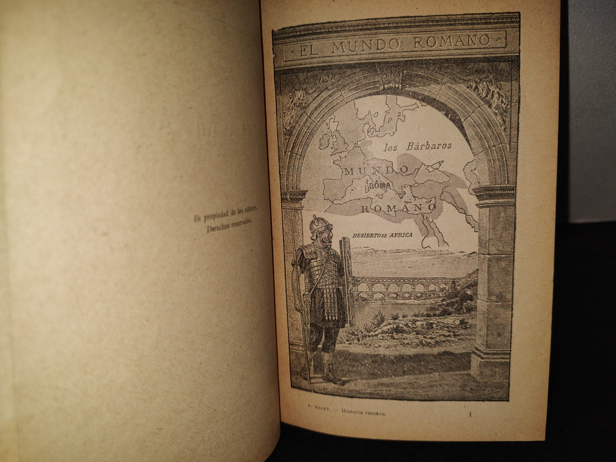 199- Historia Romana. Los Orígenes. Las Conquistas, El Imperio - A. Malet - 1922