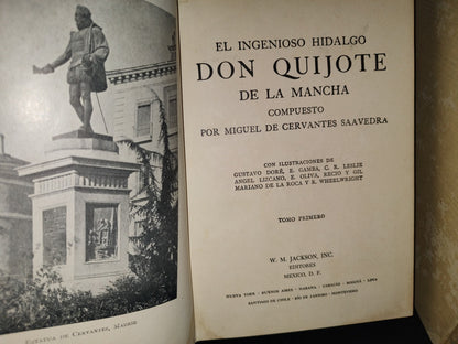174- Don Quijote De La Mancha. W. M. Jackson, Inc. Los 4 Tomos - 1954