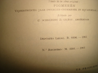 167- Pigmeos. Veinticinco Años Entre Los Pueblos De Negrillos Del África Ecuatorial - Dr. Paul Julien - Editorial Labor, S. A. 1961