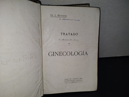 91- Antiguo Tratado De Ginecología - Dr. S. Recasens - Madrid: 1918