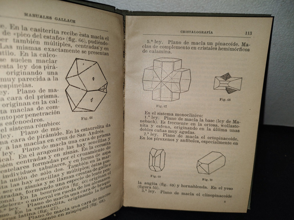 59- Cristalografía. Manuales Gallach 31- Dr. Lucas Fernández Navarro - 1902