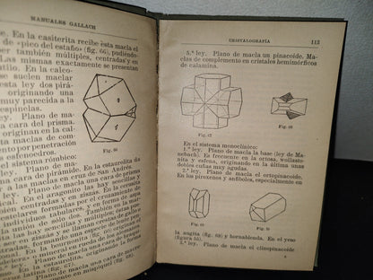 59- Cristalografía. Manuales Gallach 31- Dr. Lucas Fernández Navarro - 1902