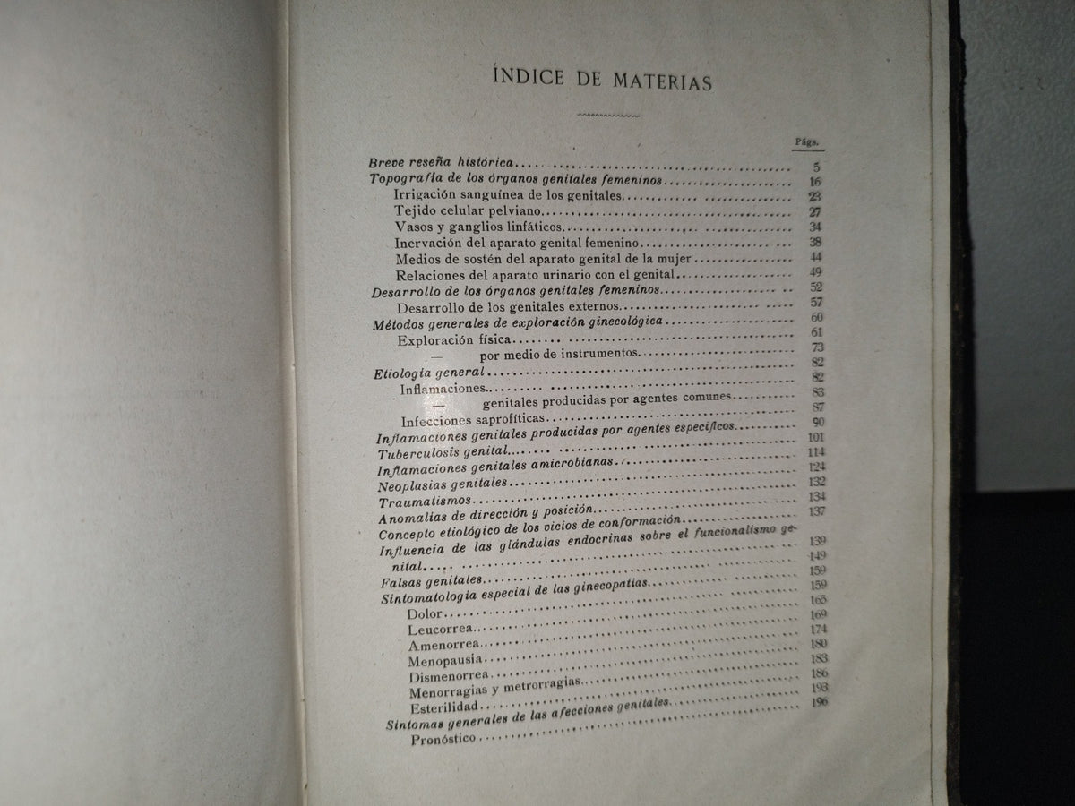 91- Antiguo Tratado De Ginecología - Dr. S. Recasens - Madrid: 1918