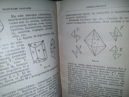 59- Cristalografía. Manuales Gallach 31- Dr. Lucas Fernández Navarro - 1902