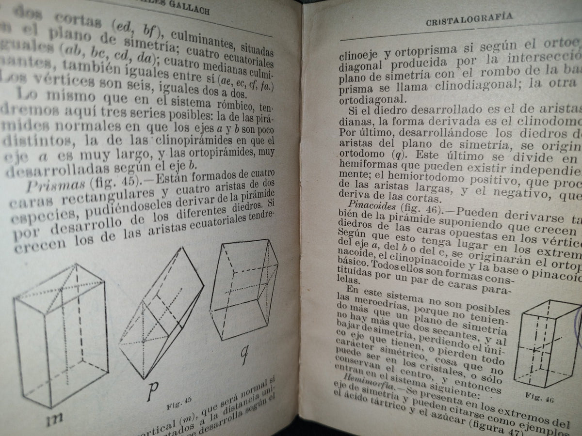 59- Cristalografía. Manuales Gallach 31- Dr. Lucas Fernández Navarro - 1902