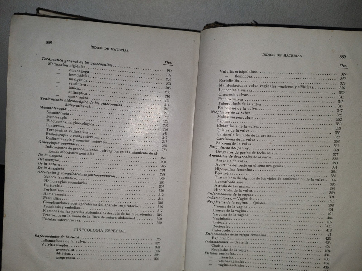 91- Antiguo Tratado De Ginecología - Dr. S. Recasens - Madrid: 1918