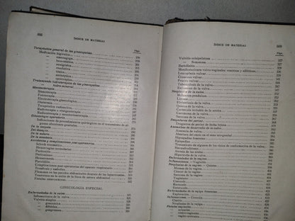 91- Antiguo Tratado De Ginecología - Dr. S. Recasens - Madrid: 1918