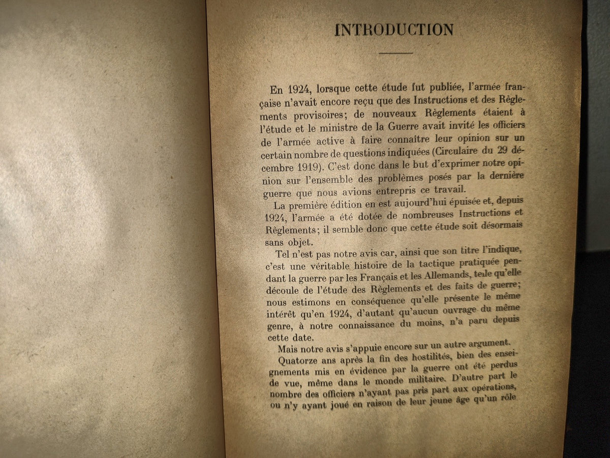 202- L'Évolution Des Idées Tactiques En France Et Allemagne Pendant La Guerre De 1914-1918. Paris, Éditions Berger-Levrault - 1932