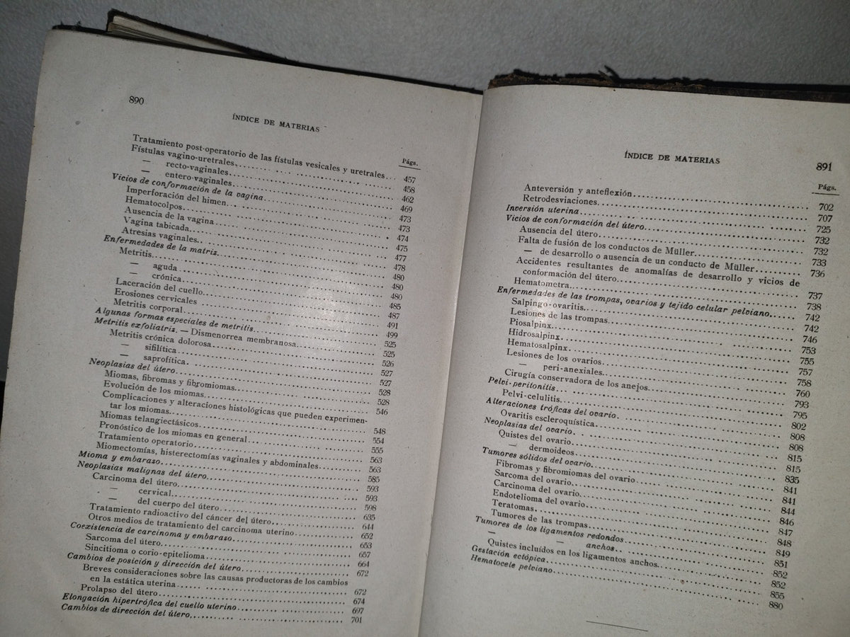 91- Antiguo Tratado De Ginecología - Dr. S. Recasens - Madrid: 1918