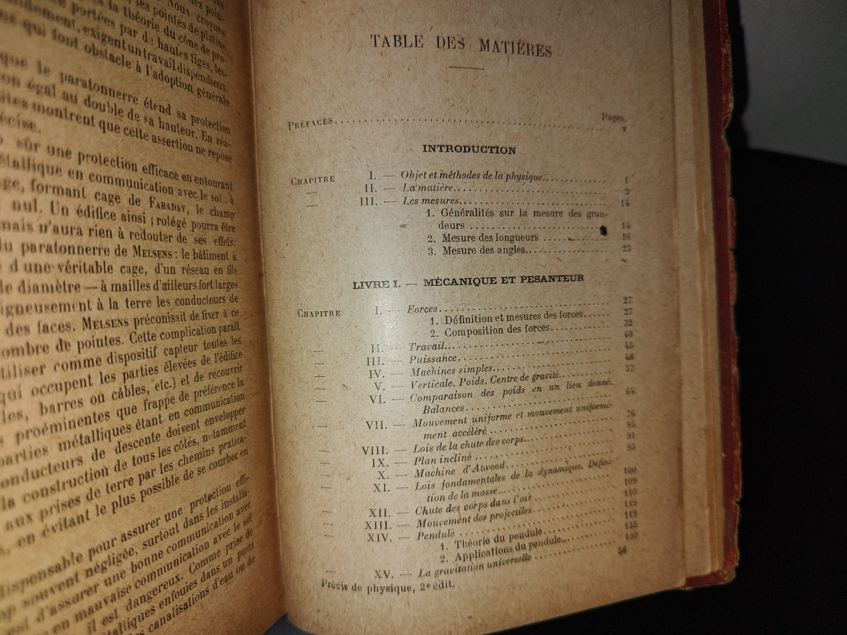 63- Francés. Compendio De Física / Précis De Physique - A. Boutaric - 1928