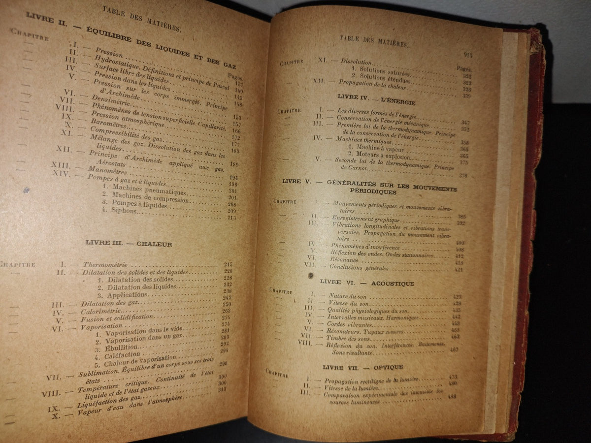 63- Francés. Compendio De Física / Précis De Physique - A. Boutaric - 1928
