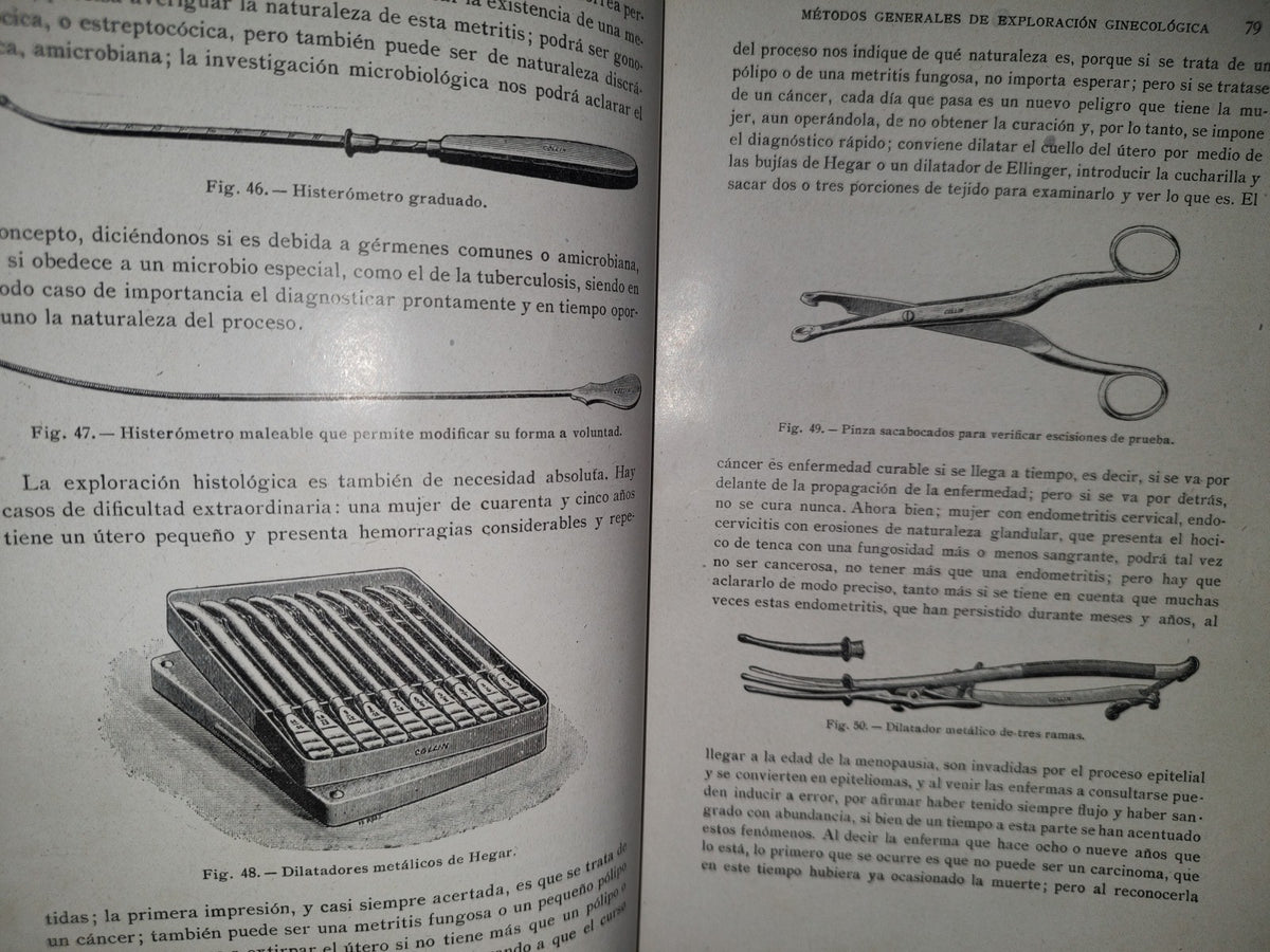 91- Antiguo Tratado De Ginecología - Dr. S. Recasens - Madrid: 1918