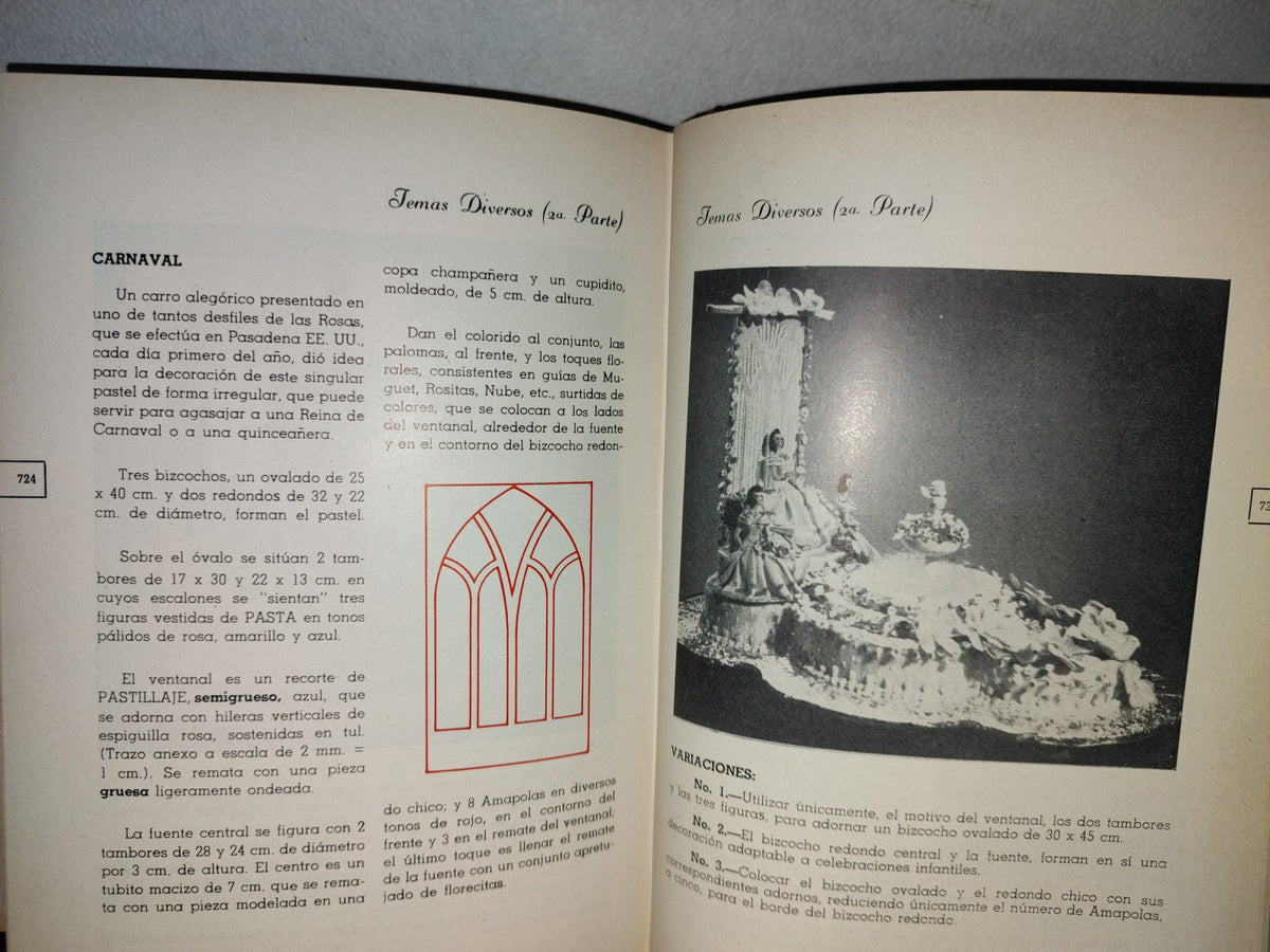 57- Pasteles, Confitería. Arte Mexicano Del Azúcar - Marithé De Alvarado. Primera Edición 1959