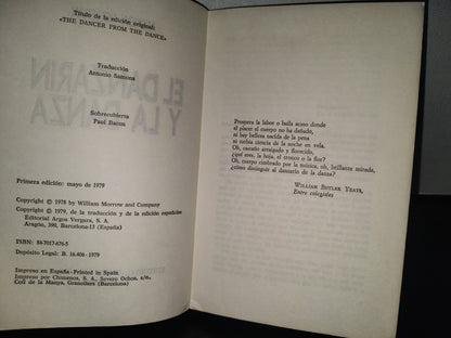 84- El Danzarín Y La Danza - Andrew Holleran - Primera Edición 1979