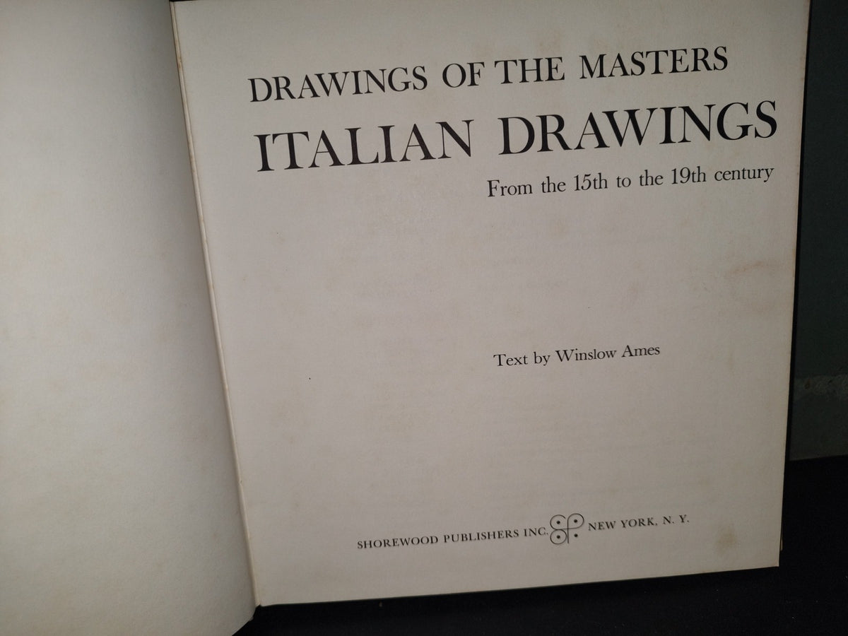 74- Drawings Of The Masters. Italian Drawings. From The 15Th Century To The 19Th Century - 1963
