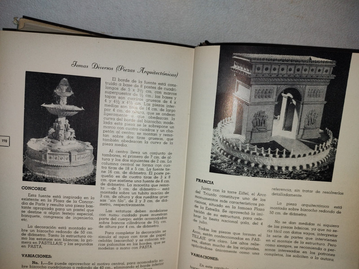 57- Pasteles, Confitería. Arte Mexicano Del Azúcar - Marithé De Alvarado. Primera Edición 1959