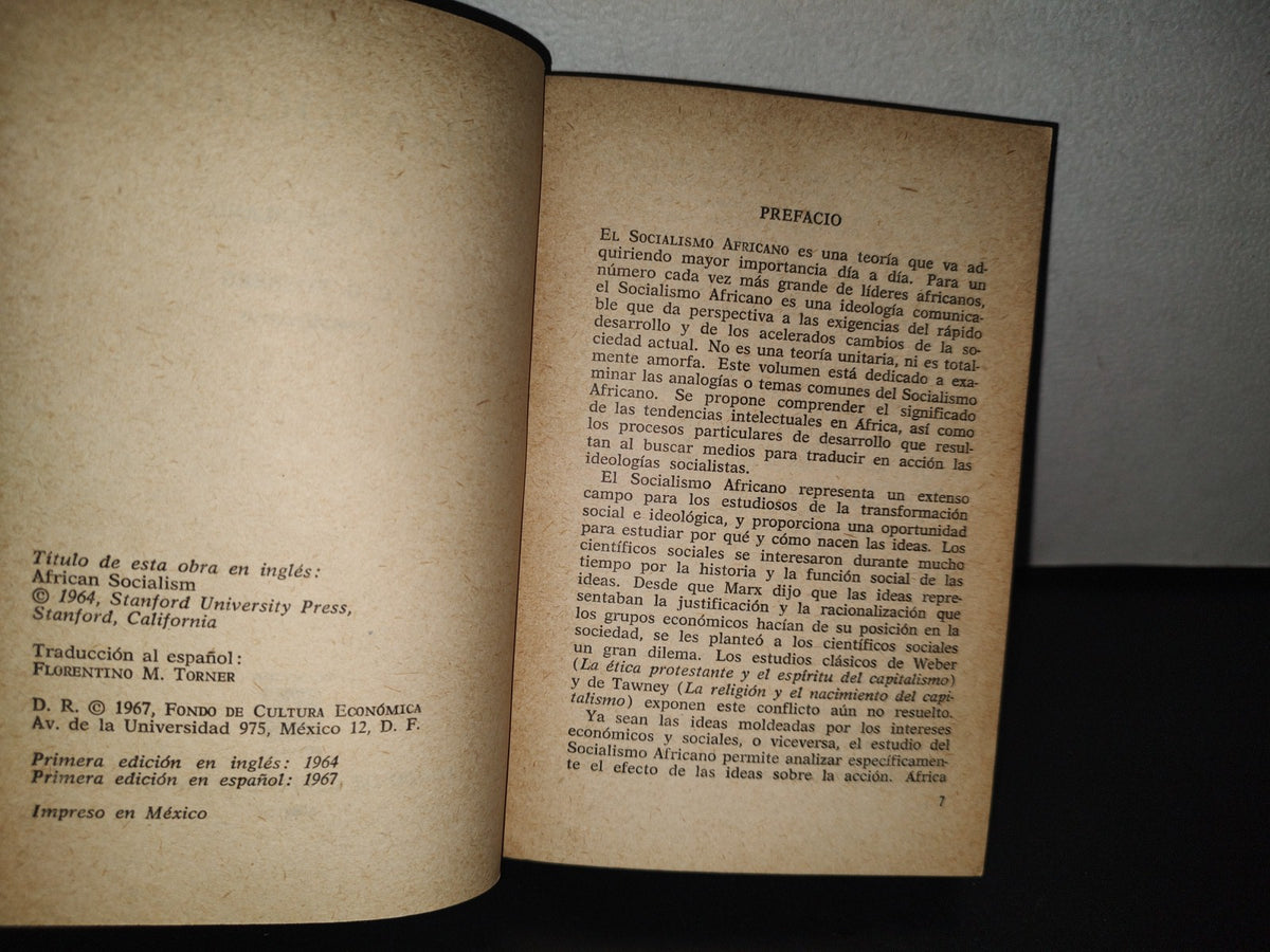 80- África Socialista - W. H. Friedland Y C. G. Rosberg - Primera Edición En Español 1967