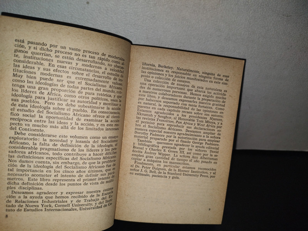 80- África Socialista - W. H. Friedland Y C. G. Rosberg - Primera Edición En Español 1967