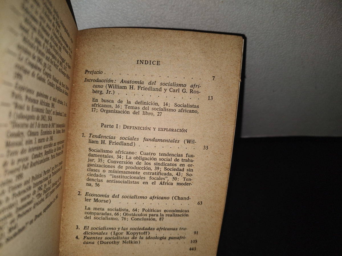 80- África Socialista - W. H. Friedland Y C. G. Rosberg - Primera Edición En Español 1967