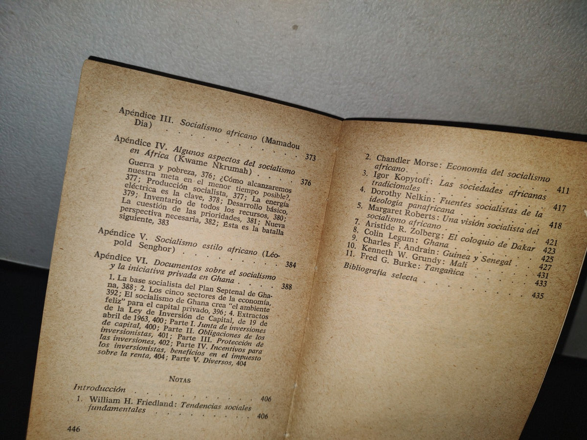 80- África Socialista - W. H. Friedland Y C. G. Rosberg - Primera Edición En Español 1967