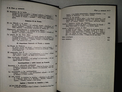 114- Historia Universal 9. El Siglo De La Ilustración - Carl Grimberg. Círculo De Lectores - 1967