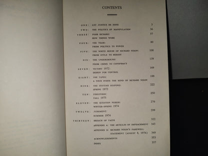 158- Breach Of Faith. The Fall Of Richard Nixon - Theodore H. White - Atheneum Publishers, 1975