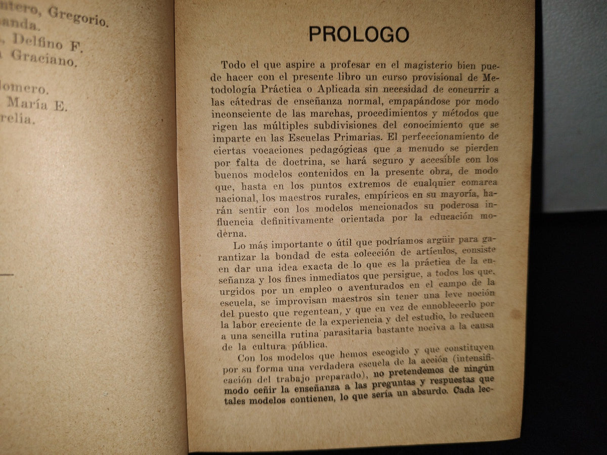 60- Metodología De La Acción. Cien Lecciones Clásicas Para Maestros. Atenogenes Pérez Y Soto 1925