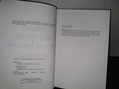 84- Zig Ziglar'S Secrets Of Closing The Sale - Zig Ziglar - 1984