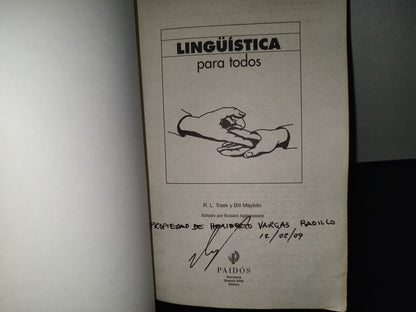 196- Lingüística Para Todos - R. L. Trask, Bill Mayblin