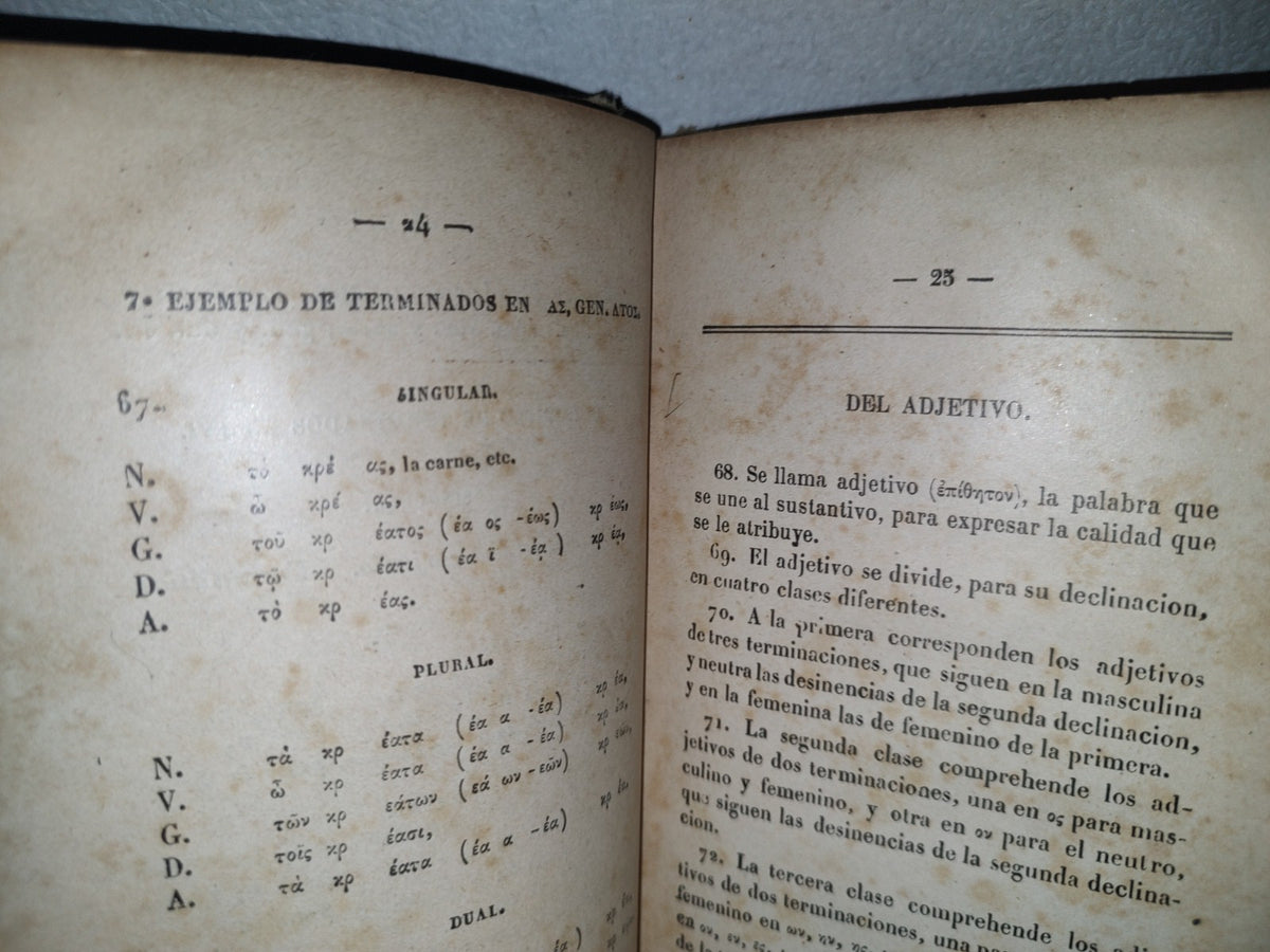 91- Gramática Griega - Miguel De Silva - 1903