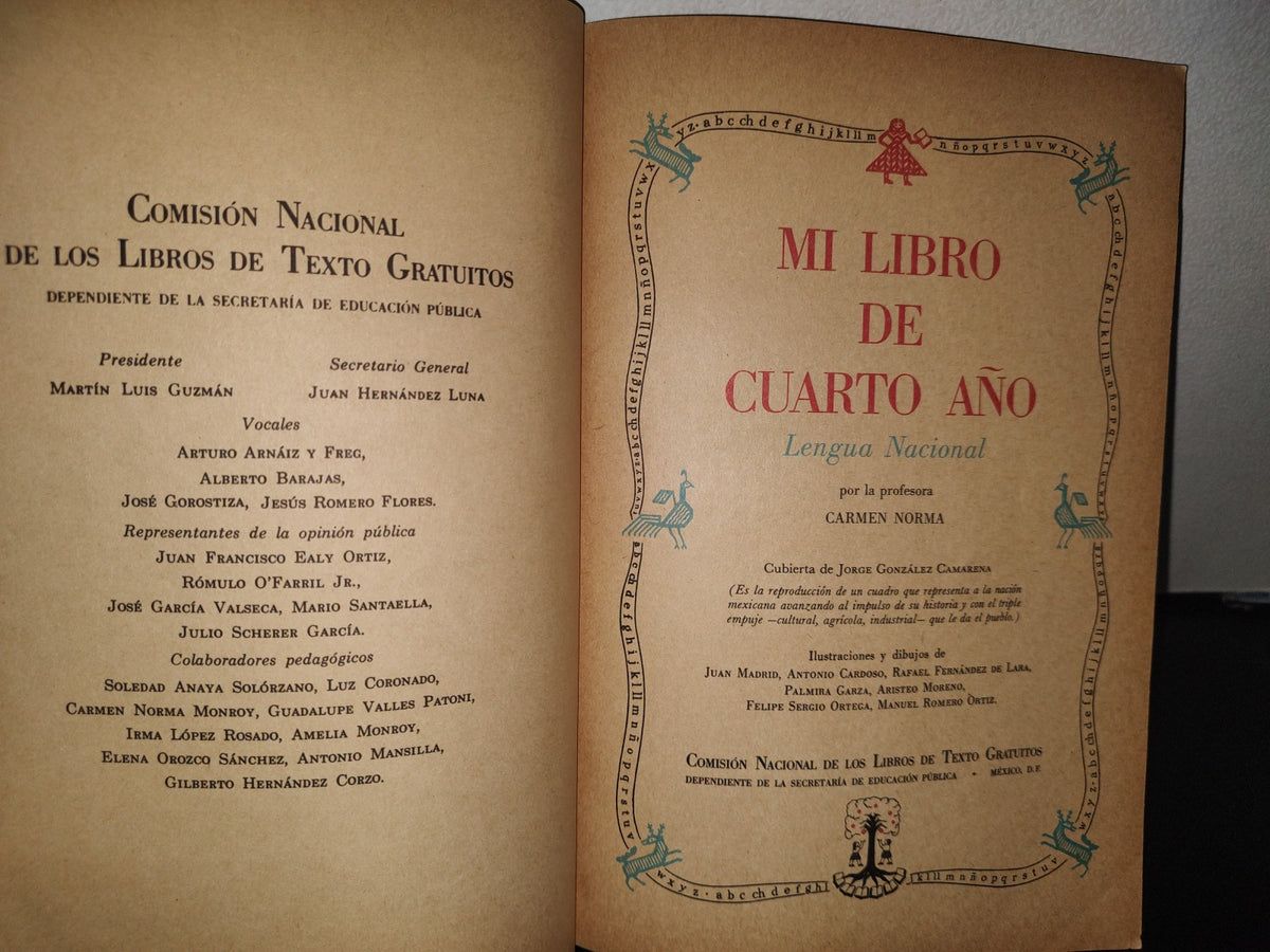 100 - Mi Libro De Cuarto Año. Lengua Nacional - Carmen Norma - Secretaría De Educación Pública 1972