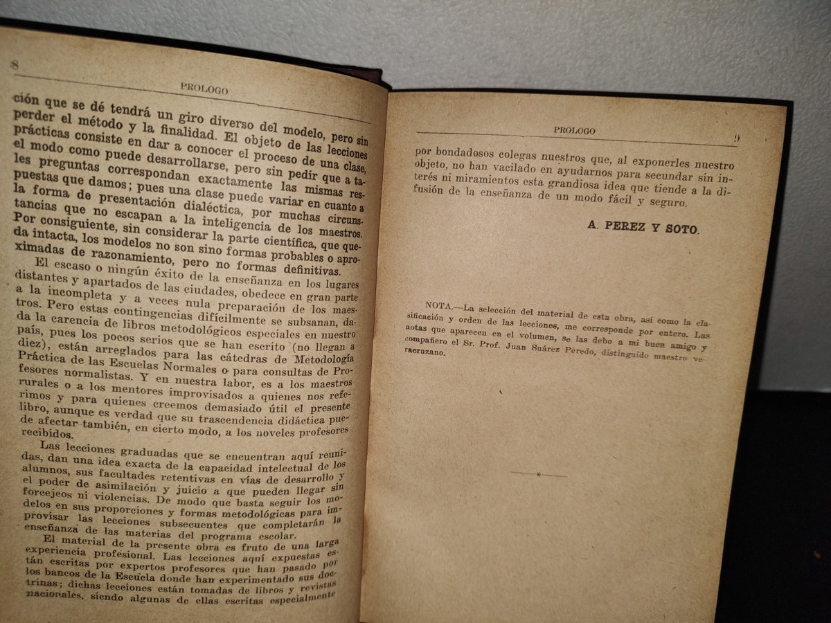 60- Metodología De La Acción. Cien Lecciones Clásicas Para Maestros. Atenogenes Pérez Y Soto 1925