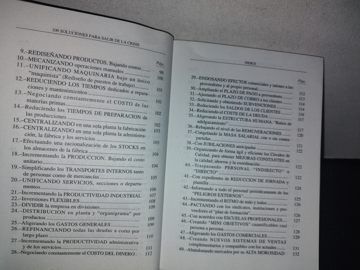 85- 100 Soluciones Para Salir De La Crisis - Domenec Biosca I Vidal - 1994