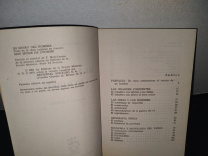 34- Mi Museo Del Hombre - Anne-Marie Carriere - Primera Edición 1973
