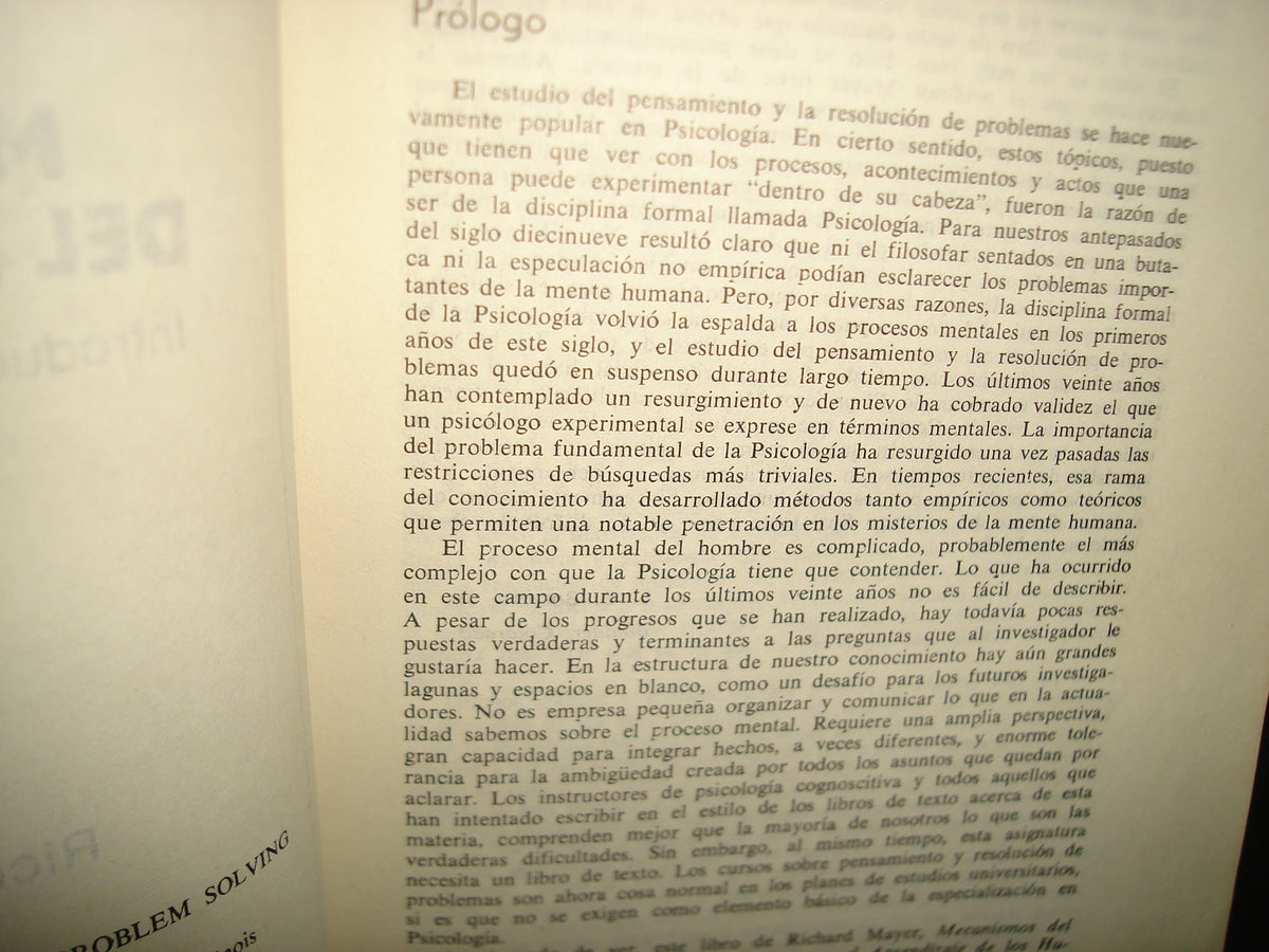 160- Mecanismos Del Pensamiento. Introducción Al Conocimiento Y El Aprendizaje - Richard E. Mayer