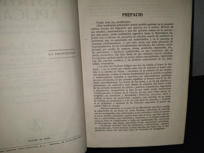 23- Estática Aplicada Al Cálculo De Estructuras Y Al Hormigón Armado - Rudolf Saliger - 1950