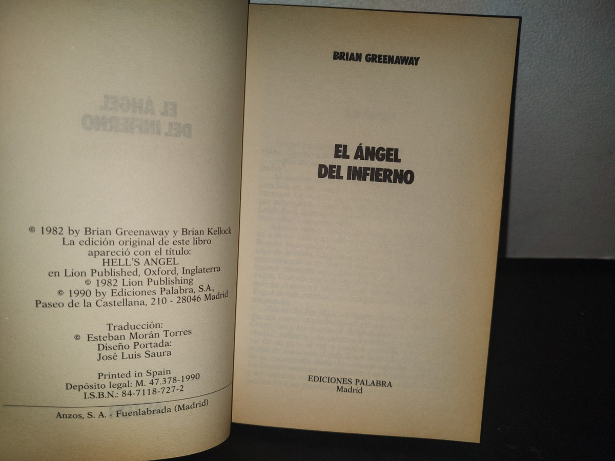34- El Ángel Del Infierno - Brian Greenaway - 1990