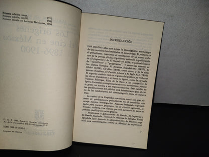 85- Lecturas Mexicanas 61. Los Orígenes Del Cine Mexicano (1896-1900) - Aurelio De Los Reyes - Cultura Sep. Fondo De Cultura Económica -Primera Edición En Lecturas Mexicanas 1984