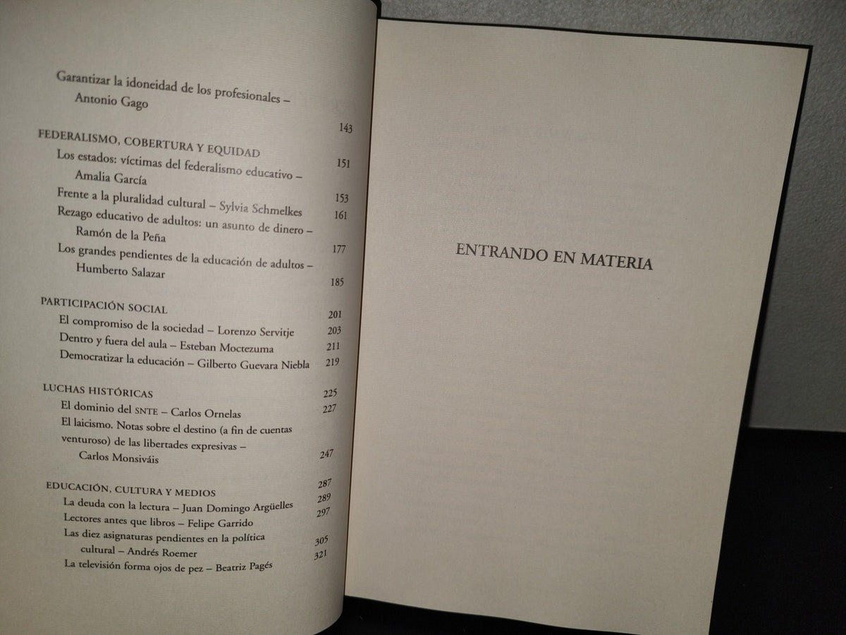 139- Examen Final. (La Educación En México 2000-2006) - Silvia Cherem S. 2 Tomos - 1A. Edición 2006