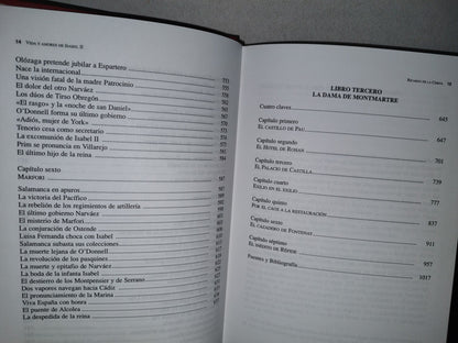 78- Vida Y Amores De Isabel II (El Triángulo) - Ricardo De La Cierva - Primera Edición 1999